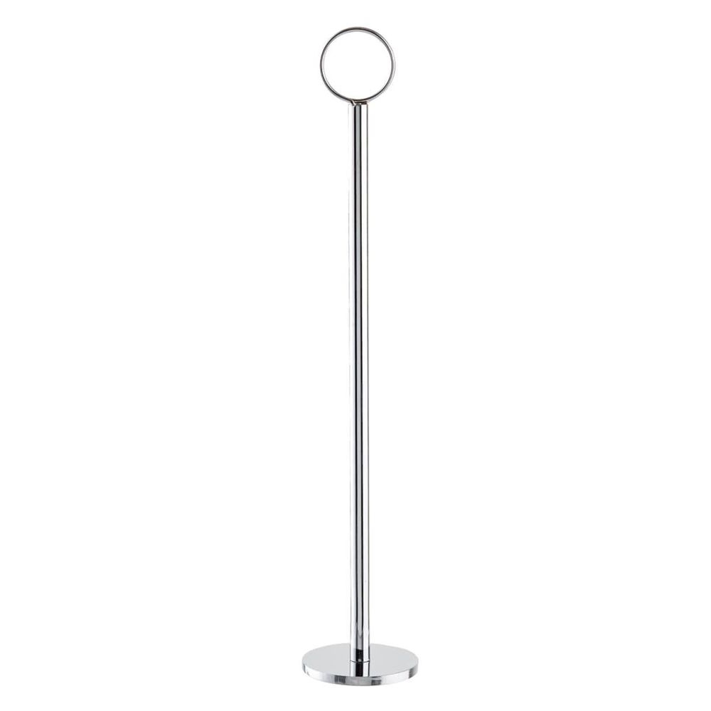 Tablecraft Chrome Plated Card Holder, 2.25 x 2.25 x 12 inch
