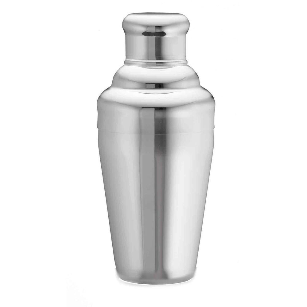 Tablecraft Stainless Steel Mirror Finish Premium Three Piece 12 Ounce Bar Shaker Set, 3 x 3 x 7.25 inch -- 4 per case