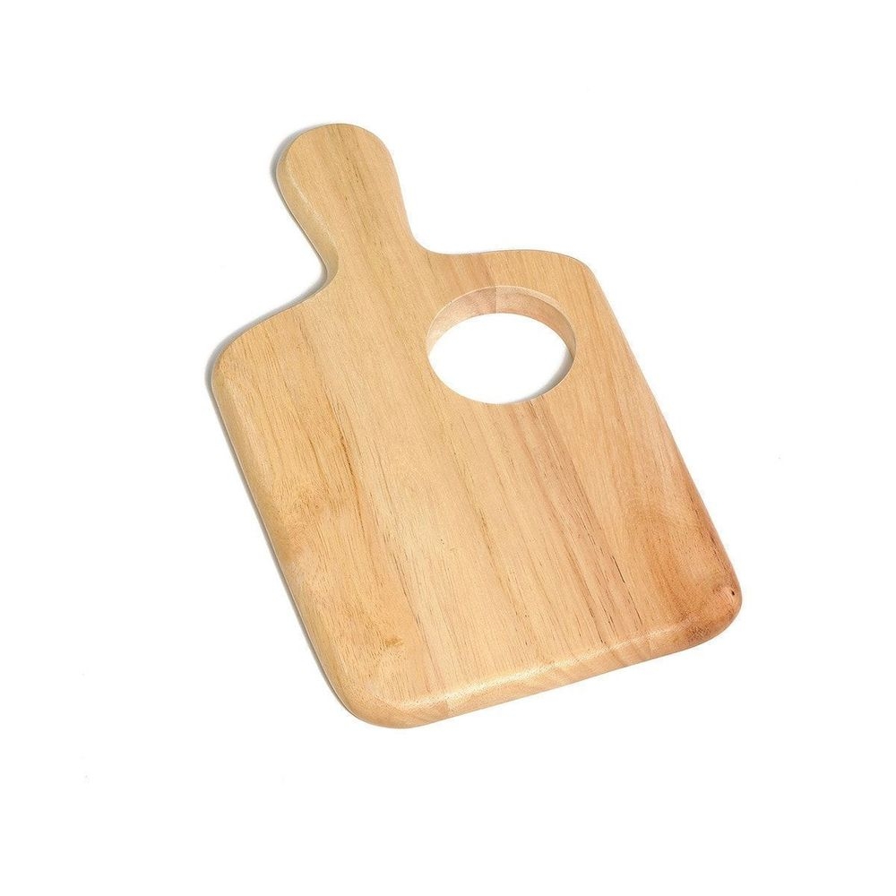 Tablecraft Wooden Bread Board with Cutout, 2.75 inch