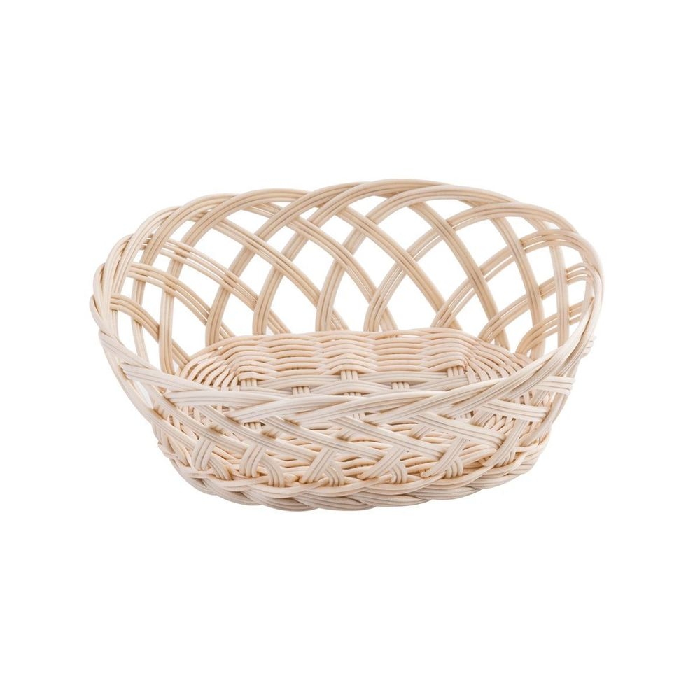 Tablecraft Oval Open Weaved Basket, 9.25 x 7 x 3.25 inch -- 12 per case