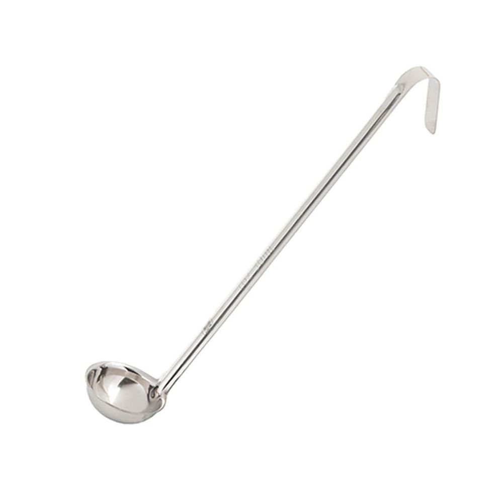 Tablecraft One Piece 0.5 Ounce Stainless Steel Ladle, 12 inch Length