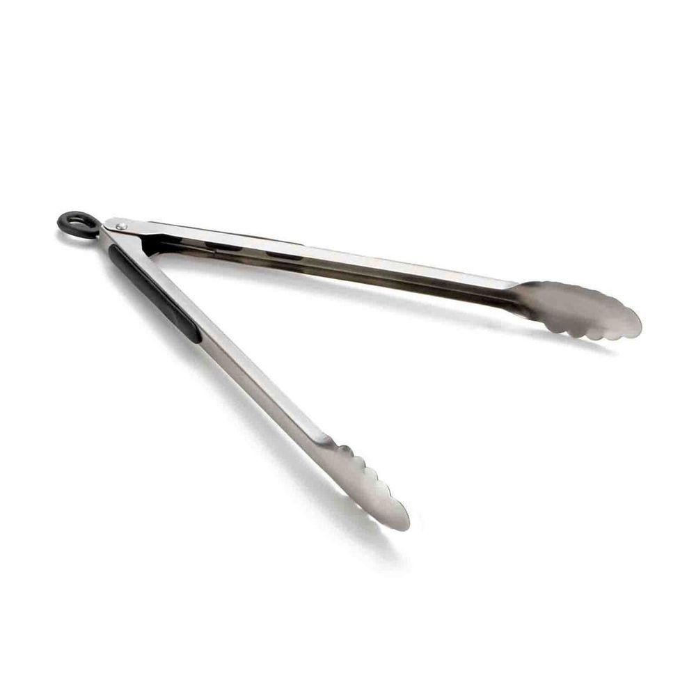 Tablecraft Stainless Steel Heavy Ergonomic Locking Tong, 1.25 x 1.5 x 15.375 inch -- 12 per case