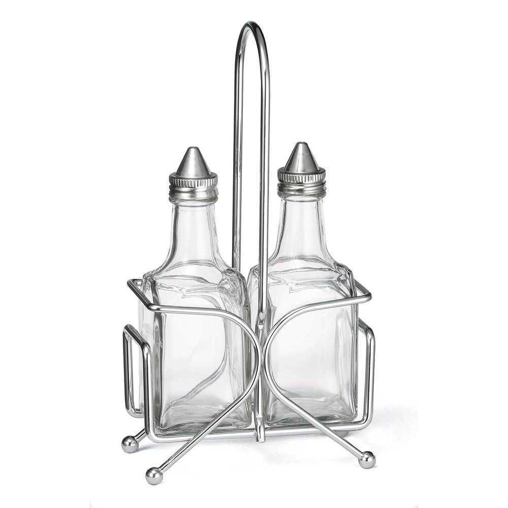 Tablecraft European Collection Oil and Vinegar Cruet Set, 6 Ounce Capacity -- 6 per case