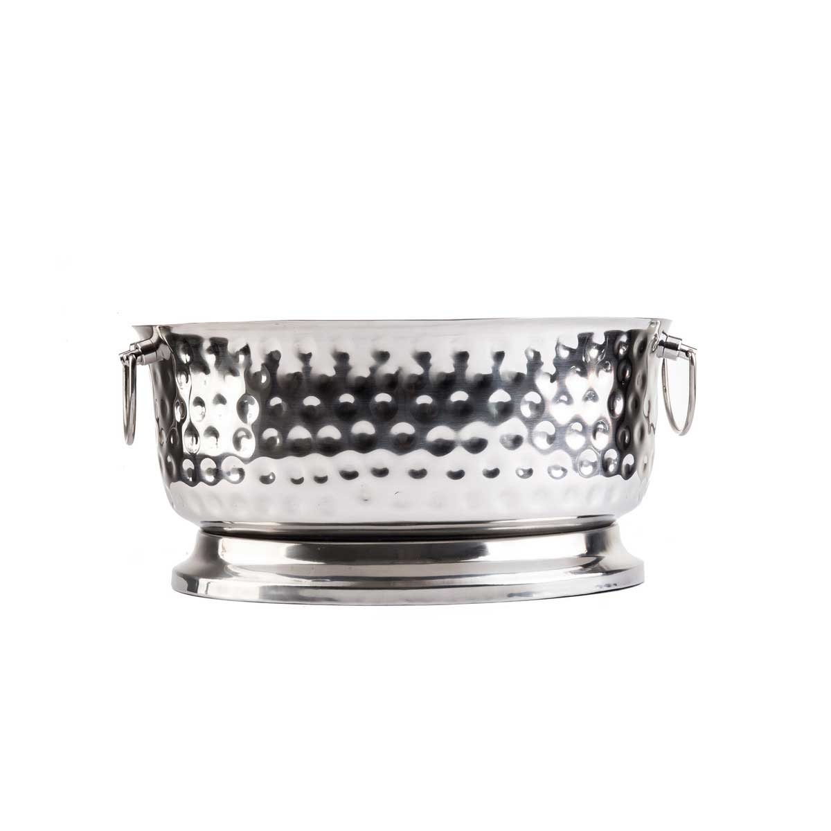 Tablecraft 18-8 Stainless Steel Double Wall Oval Beverage Tub, 4.9 Gallon Capacity