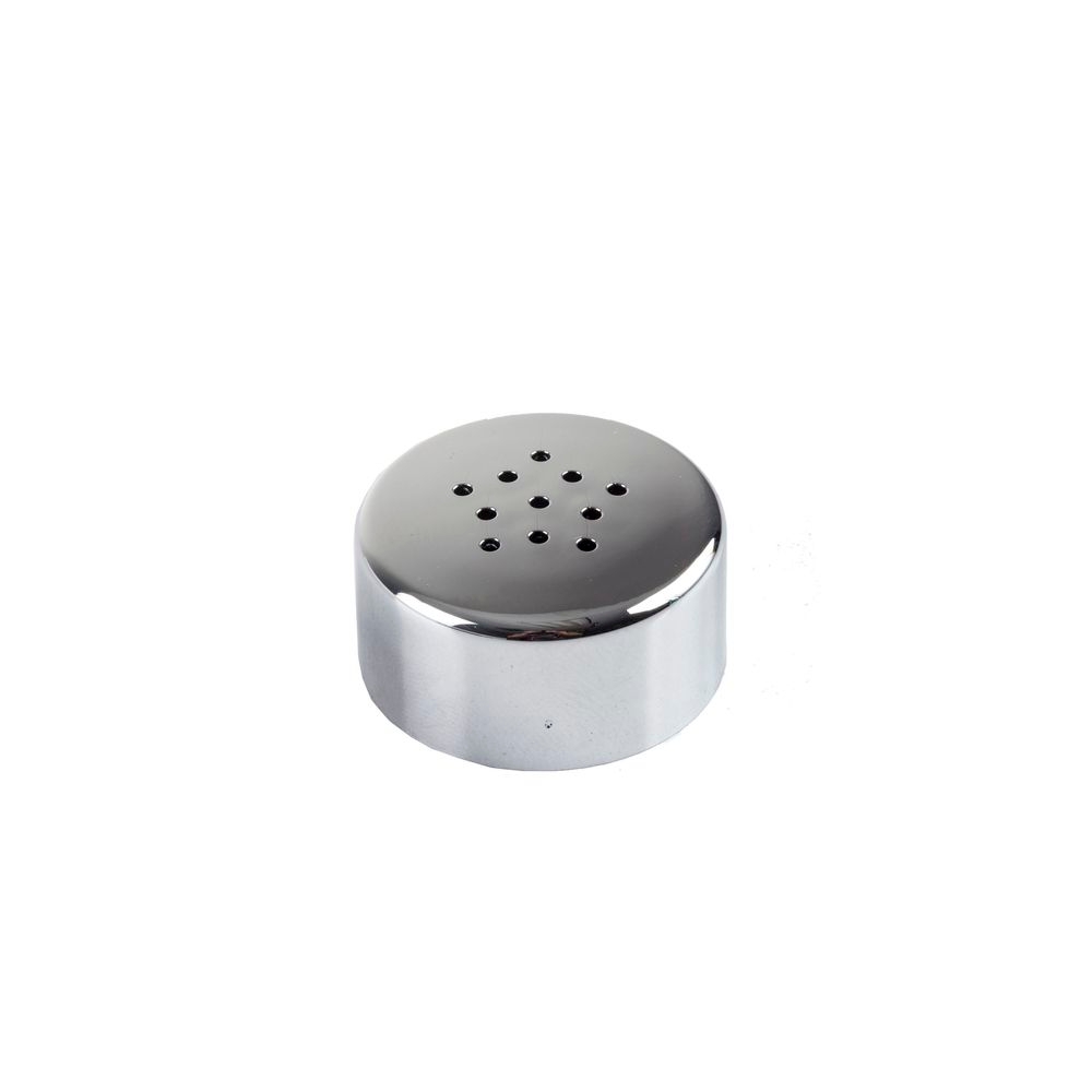 Tablecraft Marbella Collection ABS and Chrome Plated Replacement Top Fits 615 Salt and Pepper Shaker, 1.3 x 1.3 x .6875 inch -- 12 per case