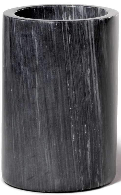 Tablecraft Black Marble Wine Cooler, 5 x 5 x 7.125 inch
