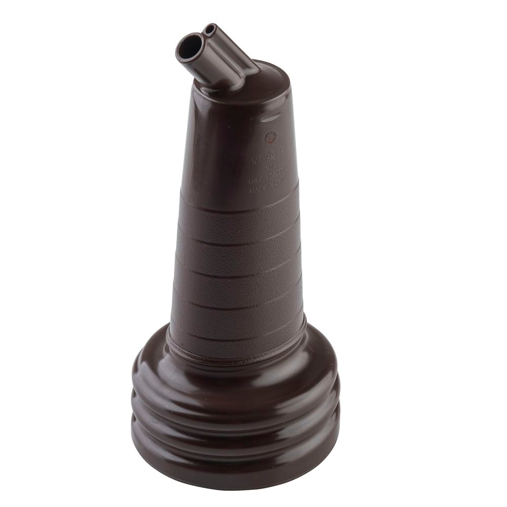 Tablecraft PourMaster Brown High Density Polyethylene Replacement Neck with Integrated Spout Fits N32A Pourer, 3.5 x 3.5 x 8.25 inch