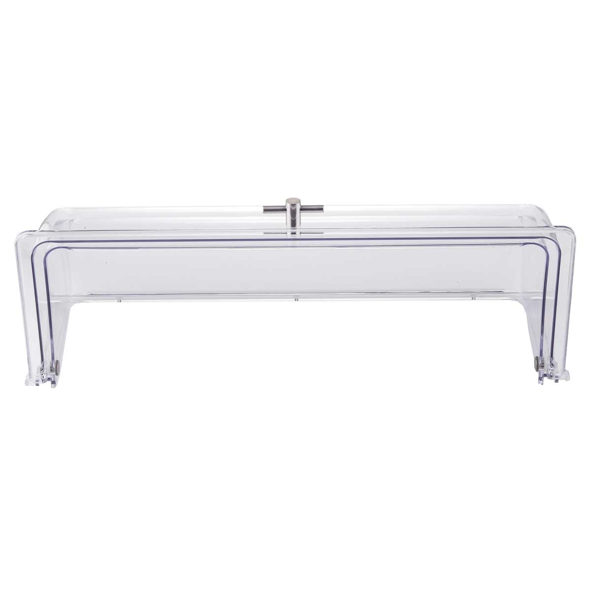 Tablecraft Polycarbonate Rectangular Roll Top Display Cover for Cold Server, 21.5 x 13.25 x 7.5 inch