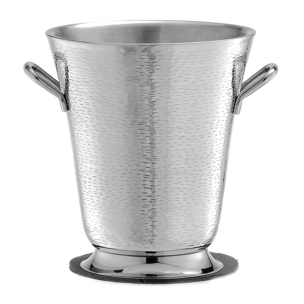Tablecraft Remington Collection Stainless Steel Rice Pattern Double Wall Wine Cooler, 10.625 x 8.625 x 9.75 inch