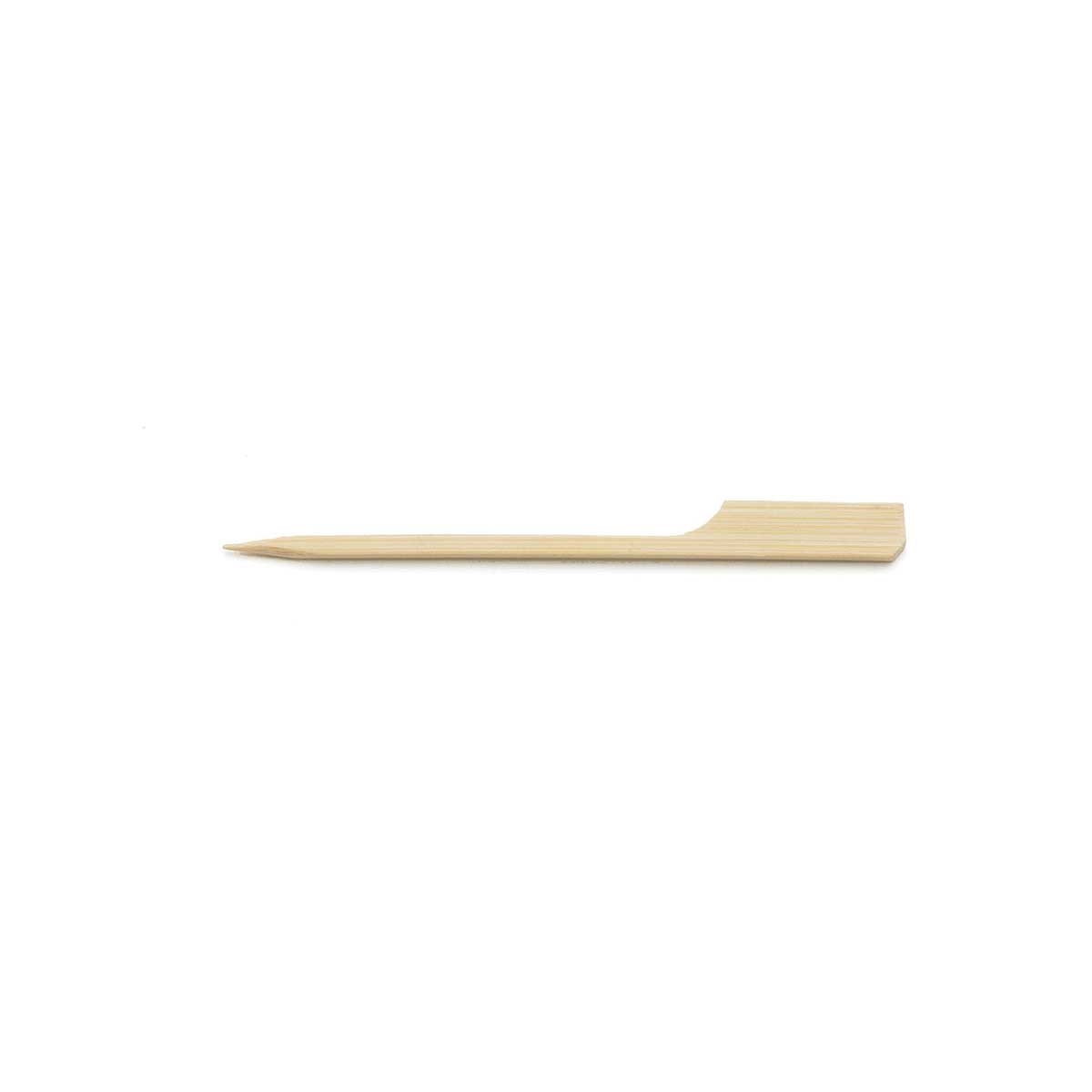 Tablecraft Bamboo Paddle Pick, 3.5 inch - 100 count per pack -- 12 packs per case