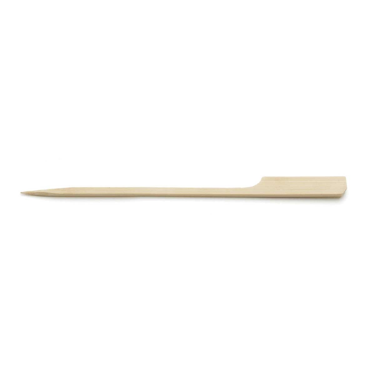 Tablecraft Bamboo Paddle Pick, 4.5 inch - 100 count per pack -- 12 packs per case