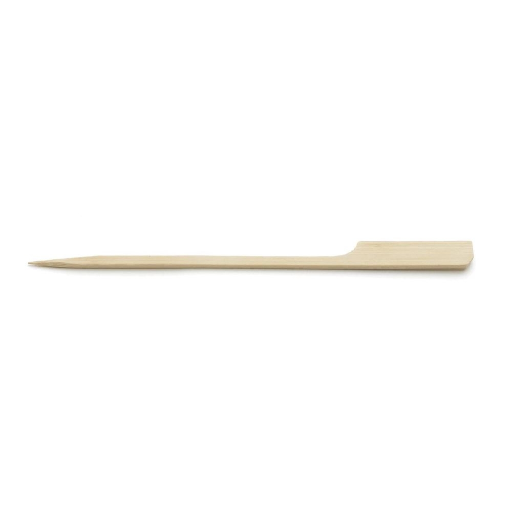 Tablecraft 4.5 inch Bamboo Paddle Pick, 100 count -- 12 per case