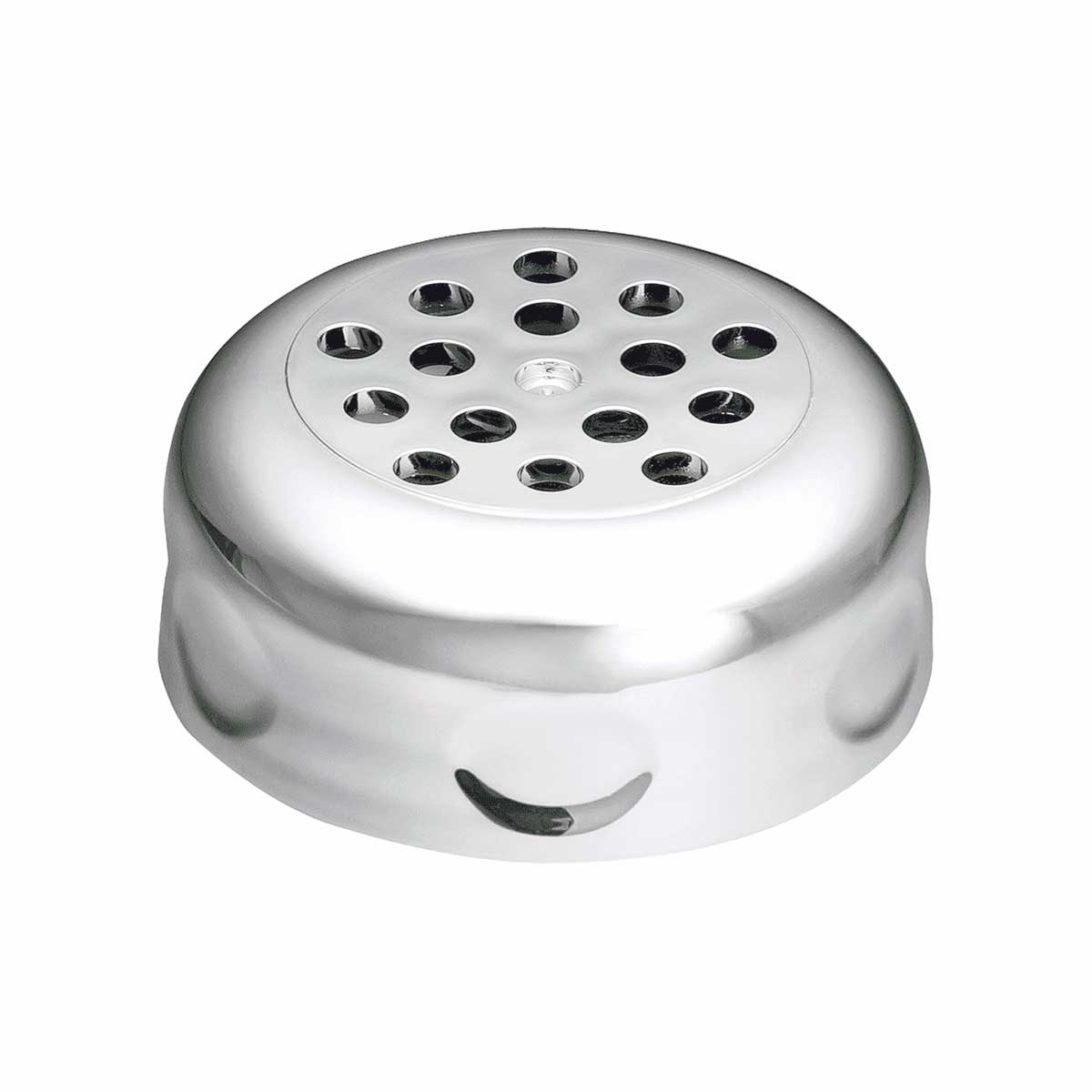 Tablecraft Saferfood Solutions BPA Free Tritan Plastic Swirl Shaker with Chrome Plated Perforated Top, 6 Ounce -- 12 per case