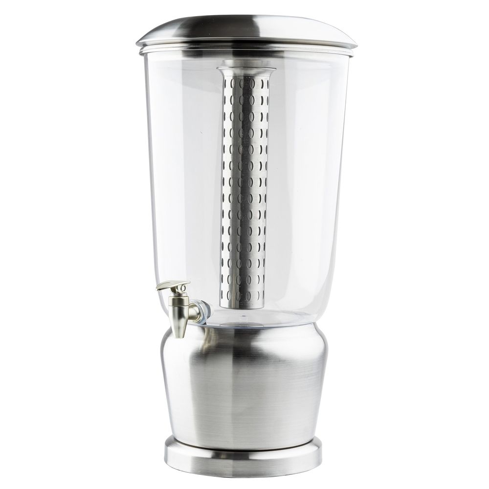 Tablecraft 14-1 Stainless Steel Single Upscale Beverage Dispenser, 5 Gallon Capacity