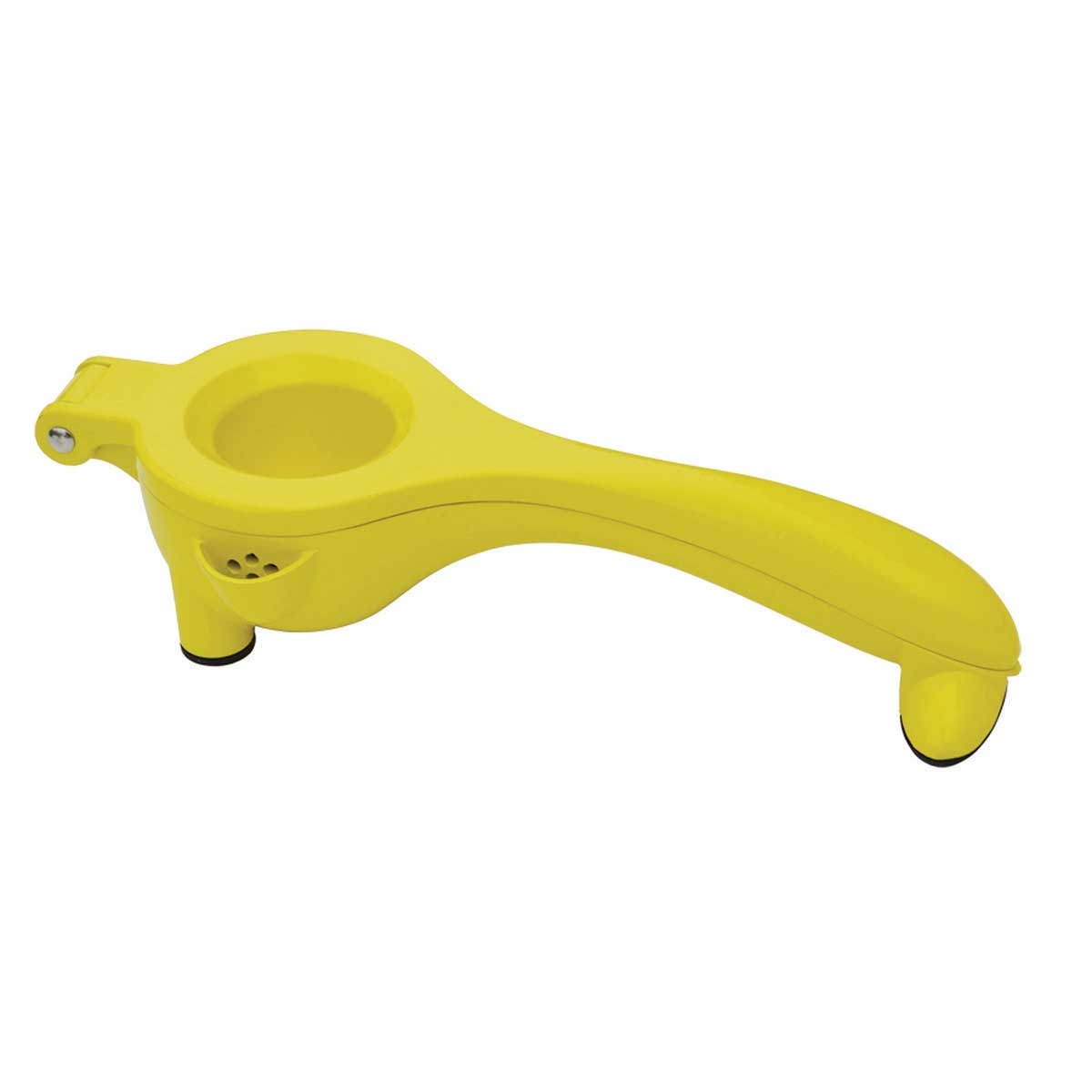 Tablecraft Coated Aluminum Alloy Yellow Citrus Squeezer, 10.125 x 4 x 2.375 inch