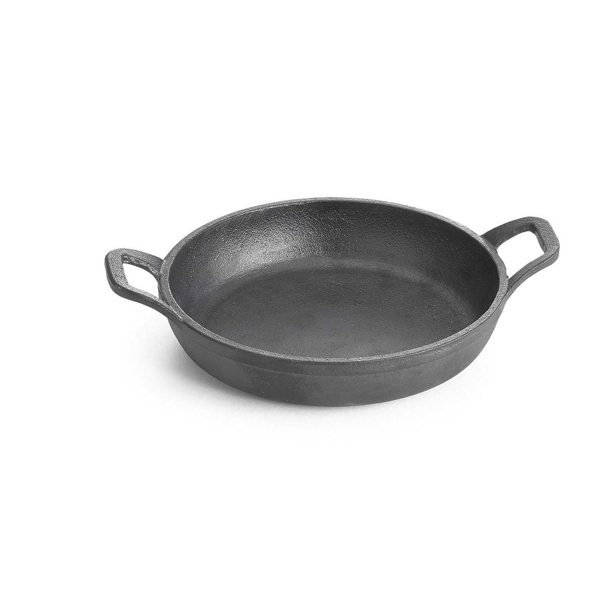 Tablecraft Cast Iron Round Mini Server with Handles, 12 Ounce