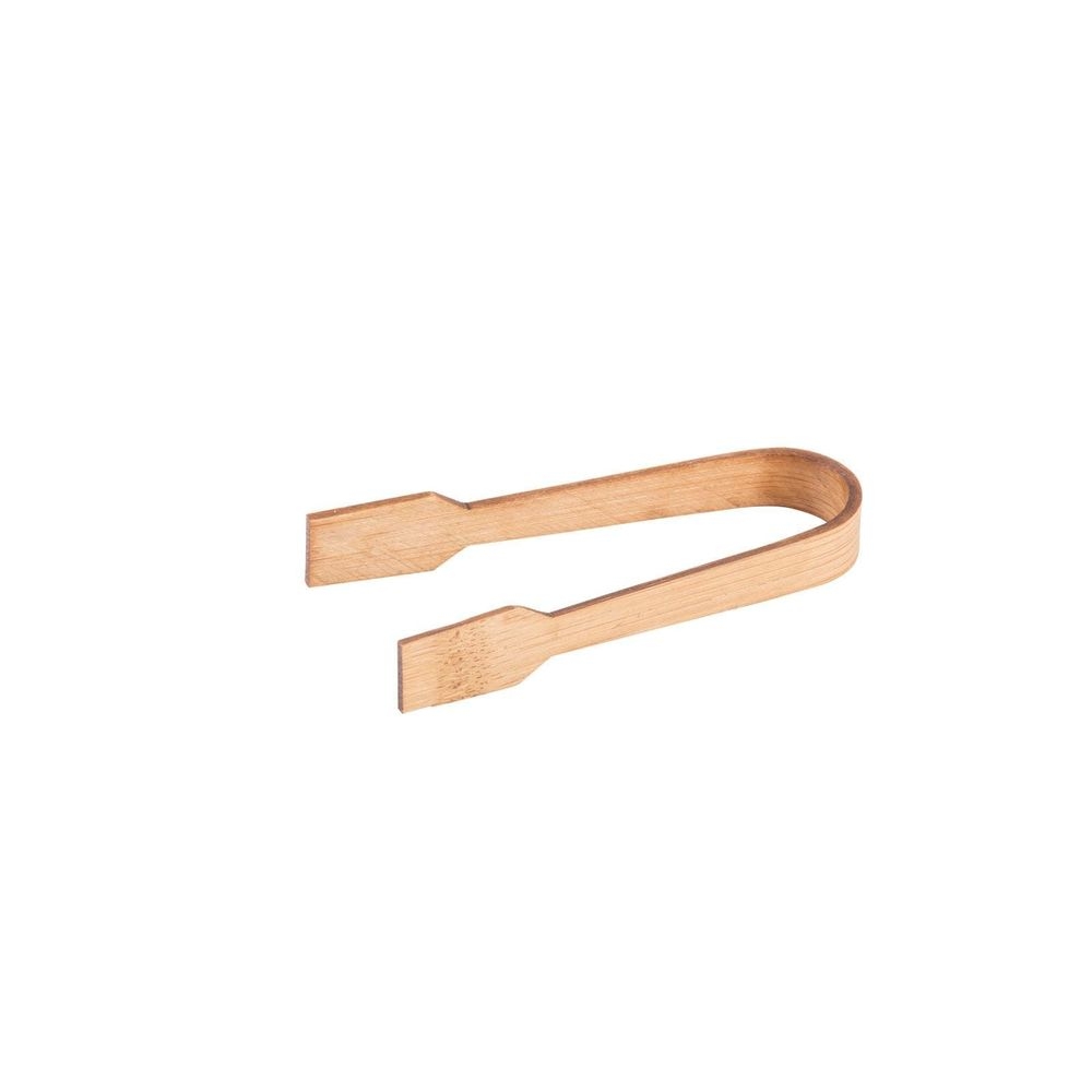 Tablecraft 3.5 inch Bamboo Paddle Tong, 12 count -- 12 per case