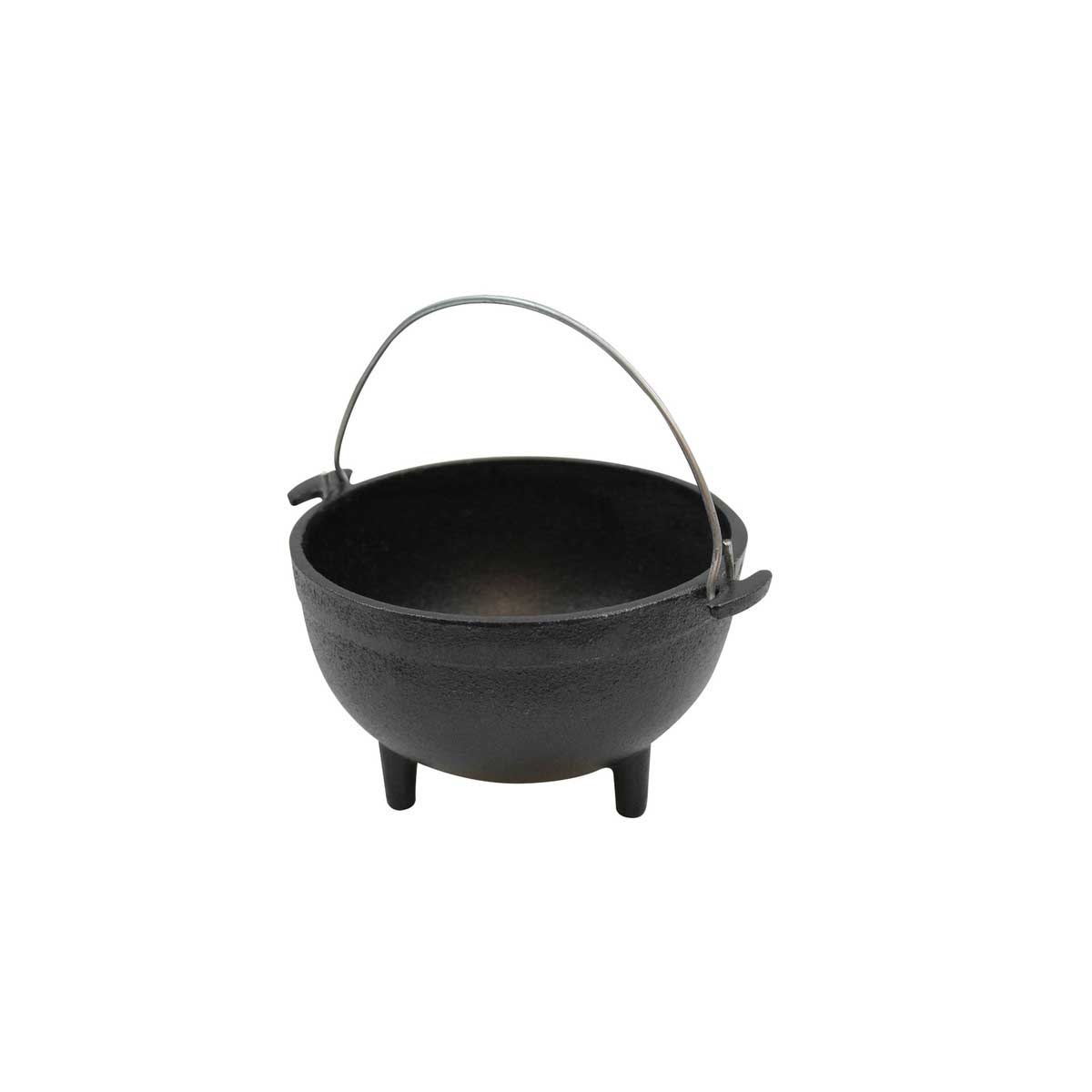 Tablecraft Cast Iron Round Mini Kettle, 16 Ounce