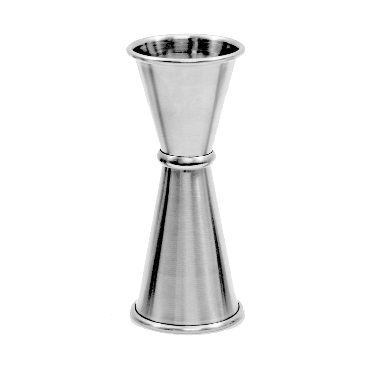 Tablecraft 304 Stainless Steel Lined Half Measurements Japanese Jigger, 1 and 1.5 Ounce