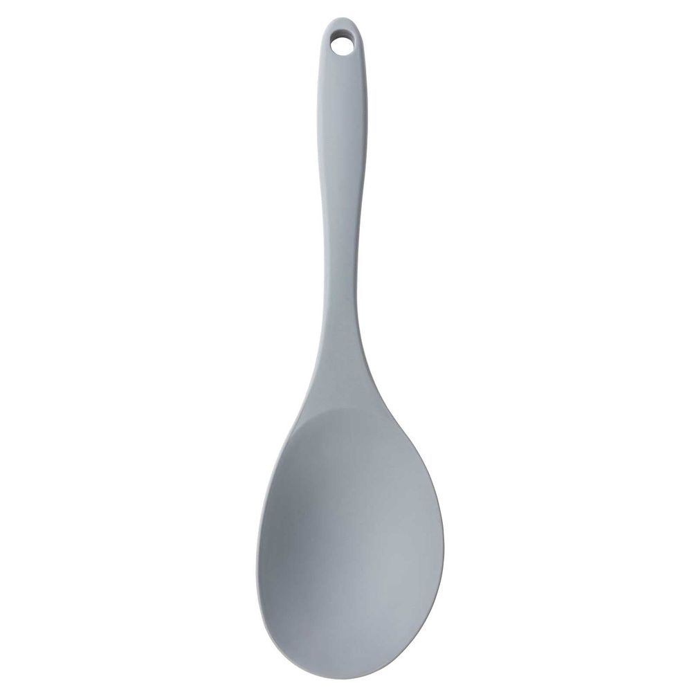 Tablecraft Gray Silicone Spoon, 3.3125 x 1.125 x 11.5 inch