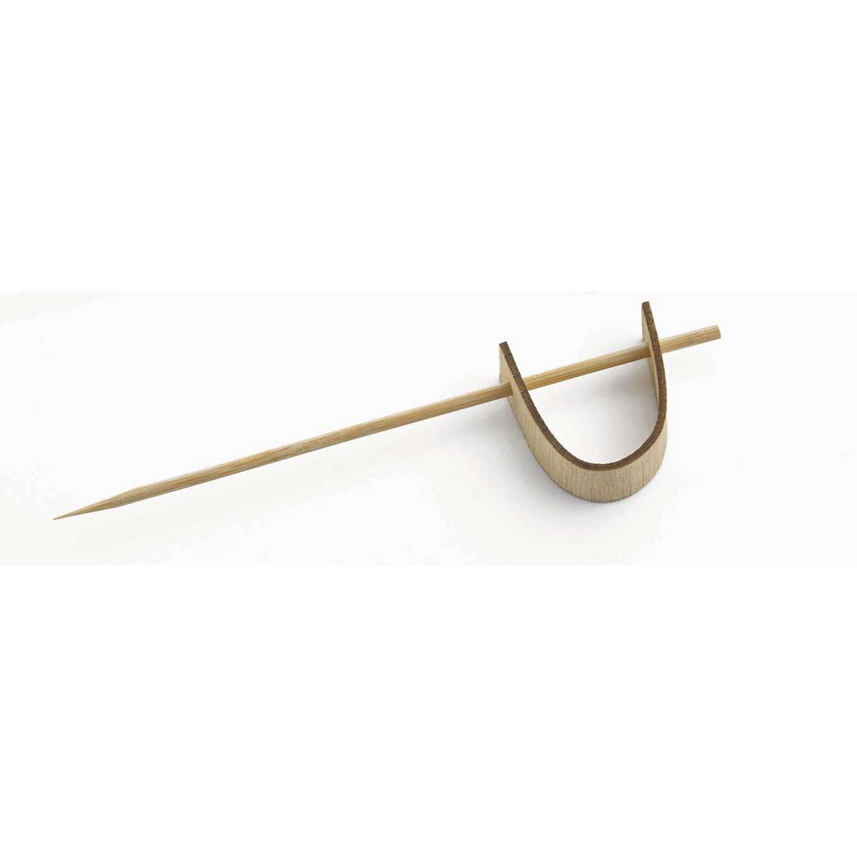 Tablecraft Bamboo Disposable Sword Pick, 4.5 inch - 50 count per pack -- 12 packs per case