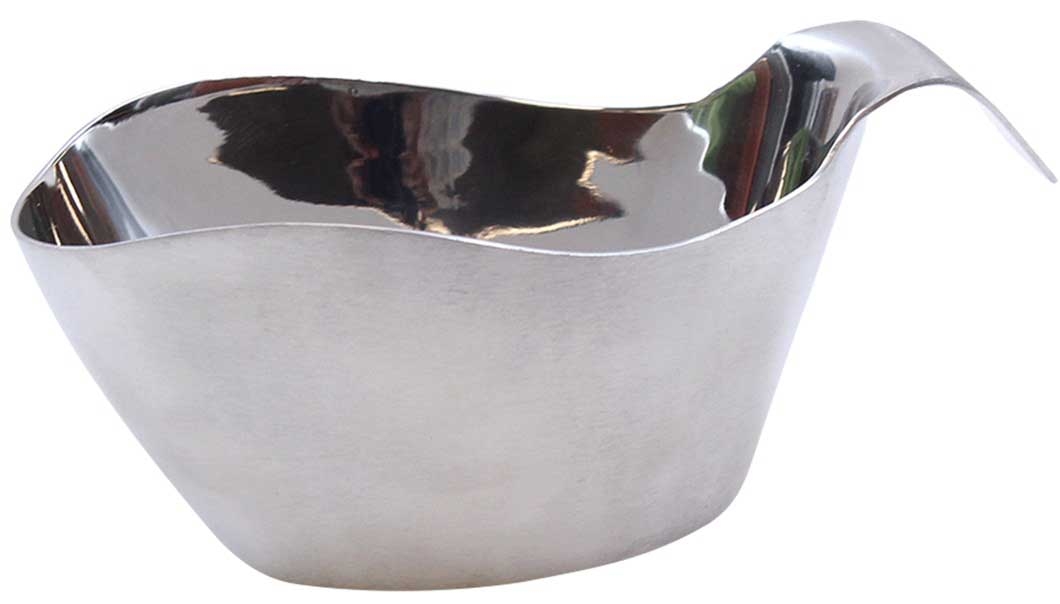 Tablecraft 18-8 Stainless Steel Stackable Gravy Boat, 5 Ounce