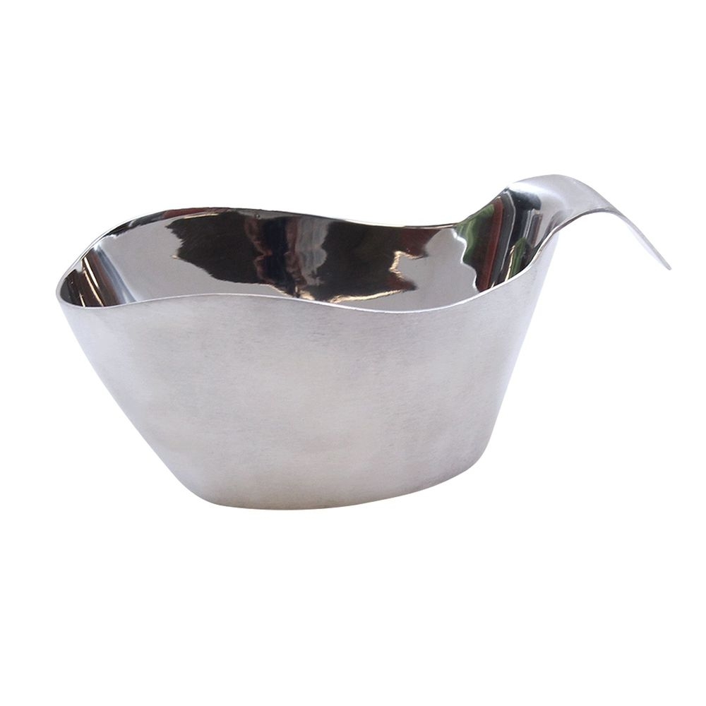 Tablecraft 18-8 Stainless Steel Stackable Gravy Boat, 8 Ounce Capacity