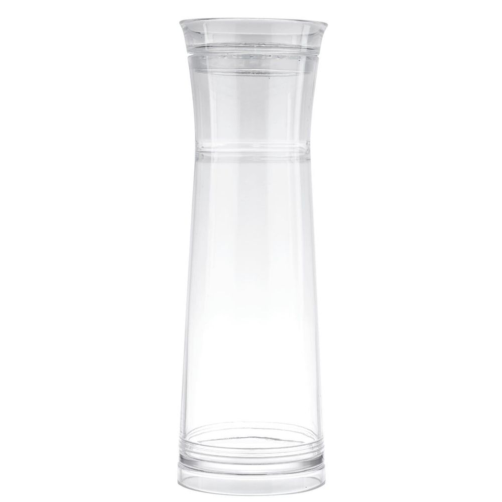 Tablecraft Plastic Gravity Pour Carafe with Strainer, 1.4 Liter