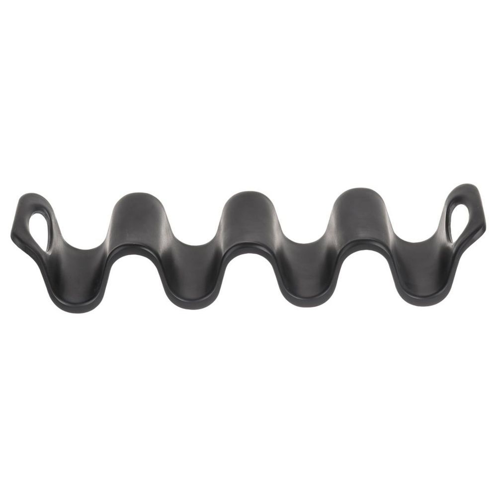 Tablecraft Taco Taxi Black Melamine 3-4 Tacos Holder, 9 3/8 x 2 1/4 x 1 5/8 inch