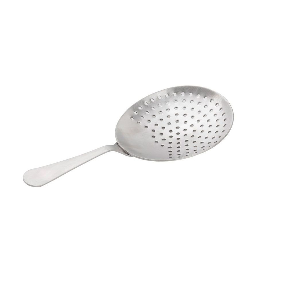 Tablecraft 18/8 Stainless Steel Brushed Finish Julep Strainer, 3.1875 x 1.125 x 6.25 inch