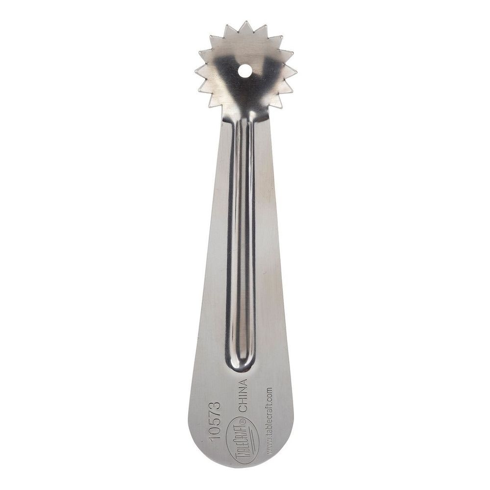 Tablecraft Stainless Steel Tomato Corer, 4.25 x 1 x 0.25 inch