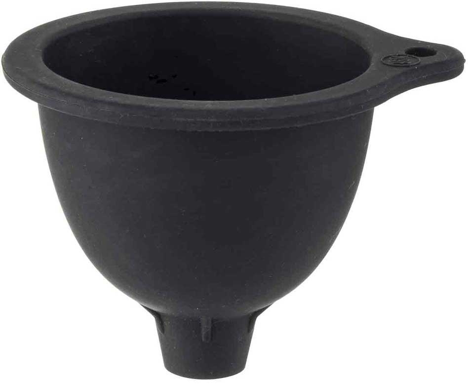 Tablecraft Black Silicone Funnel for Squeeze Bottles