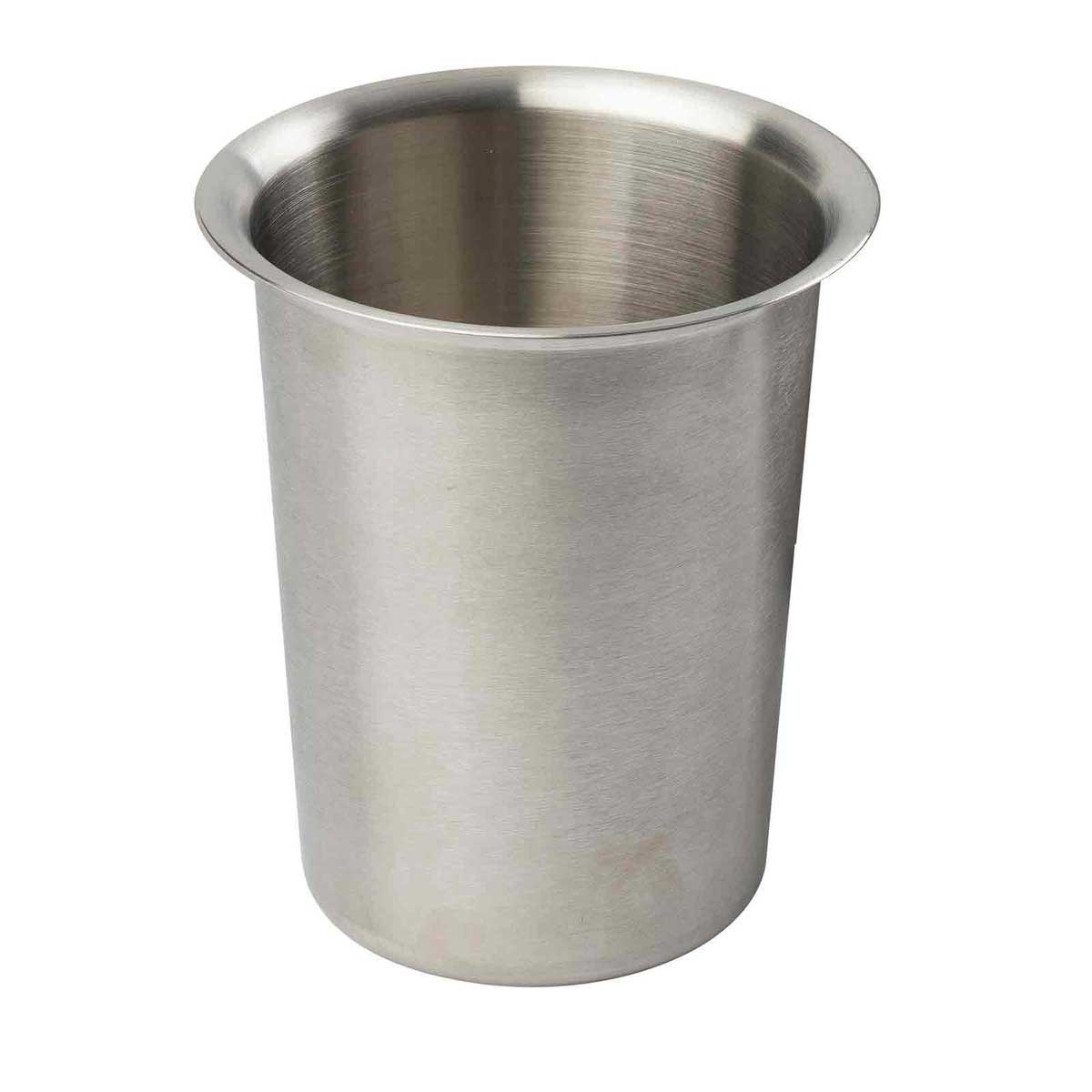 Tablecraft Stainless Steel Brushed Finish Cylinder, 4.5 x 4.5 x 5.5 inch