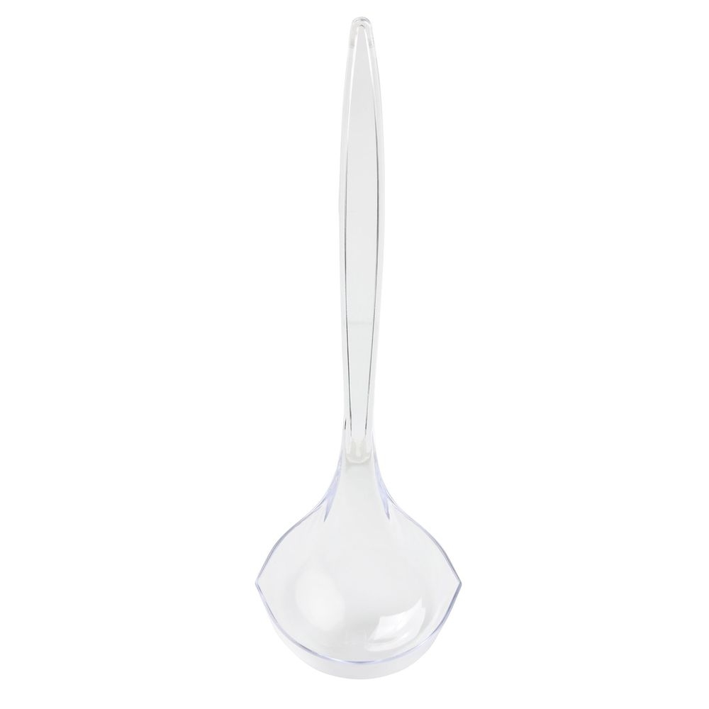 Tablecraft Polystyrene Clear Ladle, 6 Ounce Capacity -- 12 per case