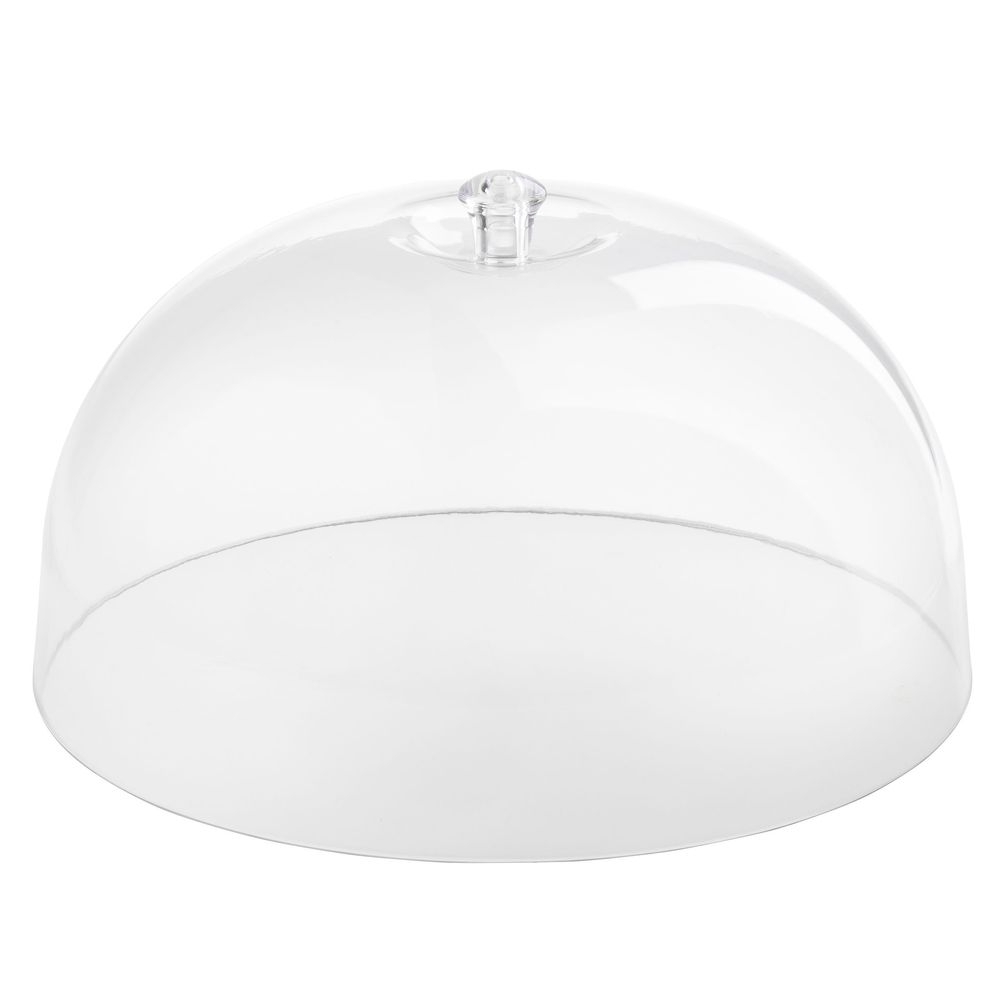Tablecraft Styrene Acrylonitrile Clear Round Dome Cover for Cake Stand, 11.125 x 11.125 x 6.25 inch