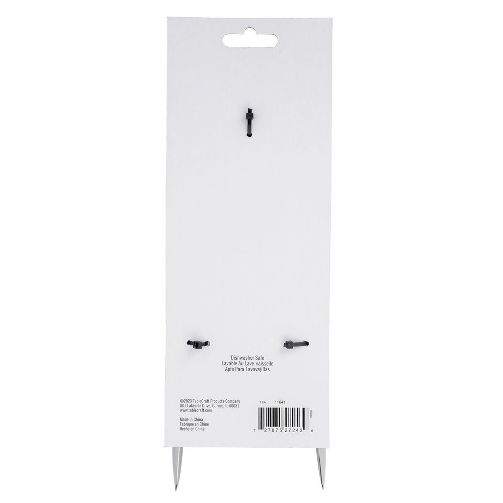 Tablecraft Holden Collection 18-8 Stainless Steel Tong, 9 x 2.75 x 1.375 inch -- 12 per case