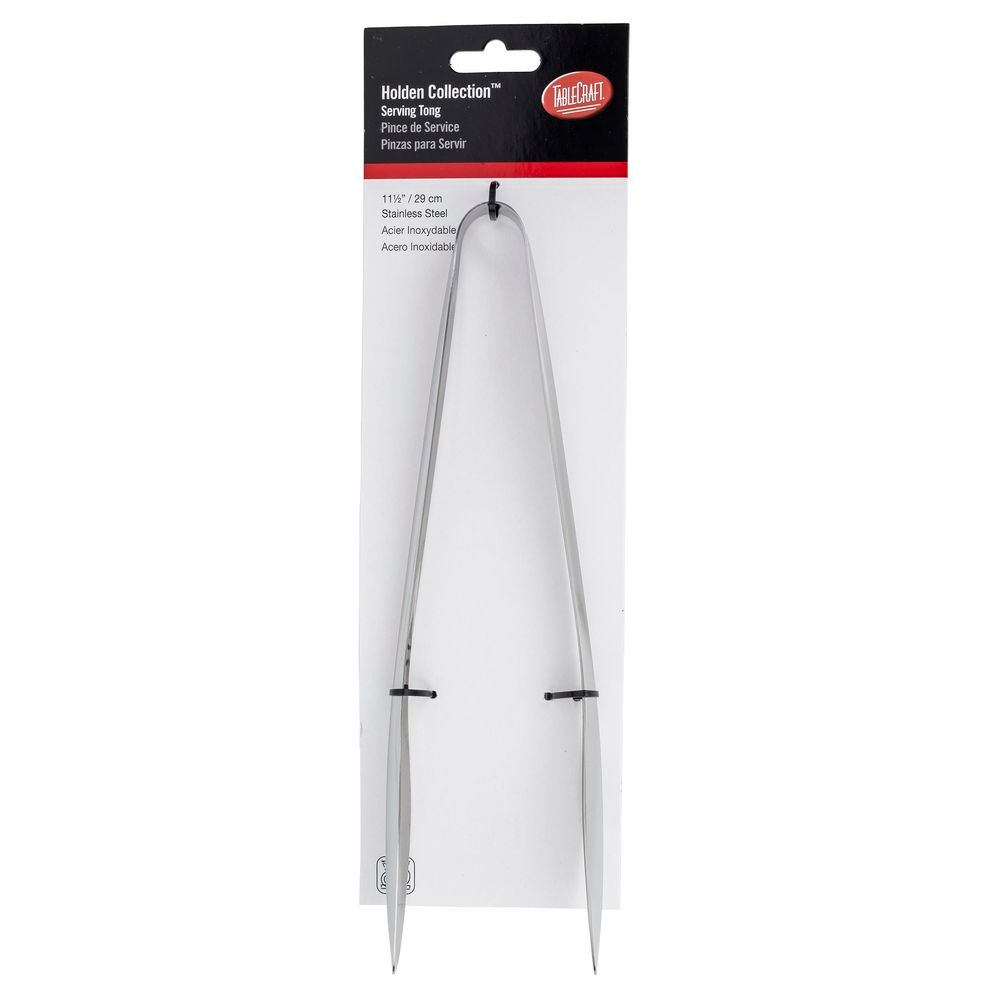 Tablecraft Holden Collection 18-8 Stainless Steel Tong, 11.5 x 3.25 x 1.75 inch -- 12 per case