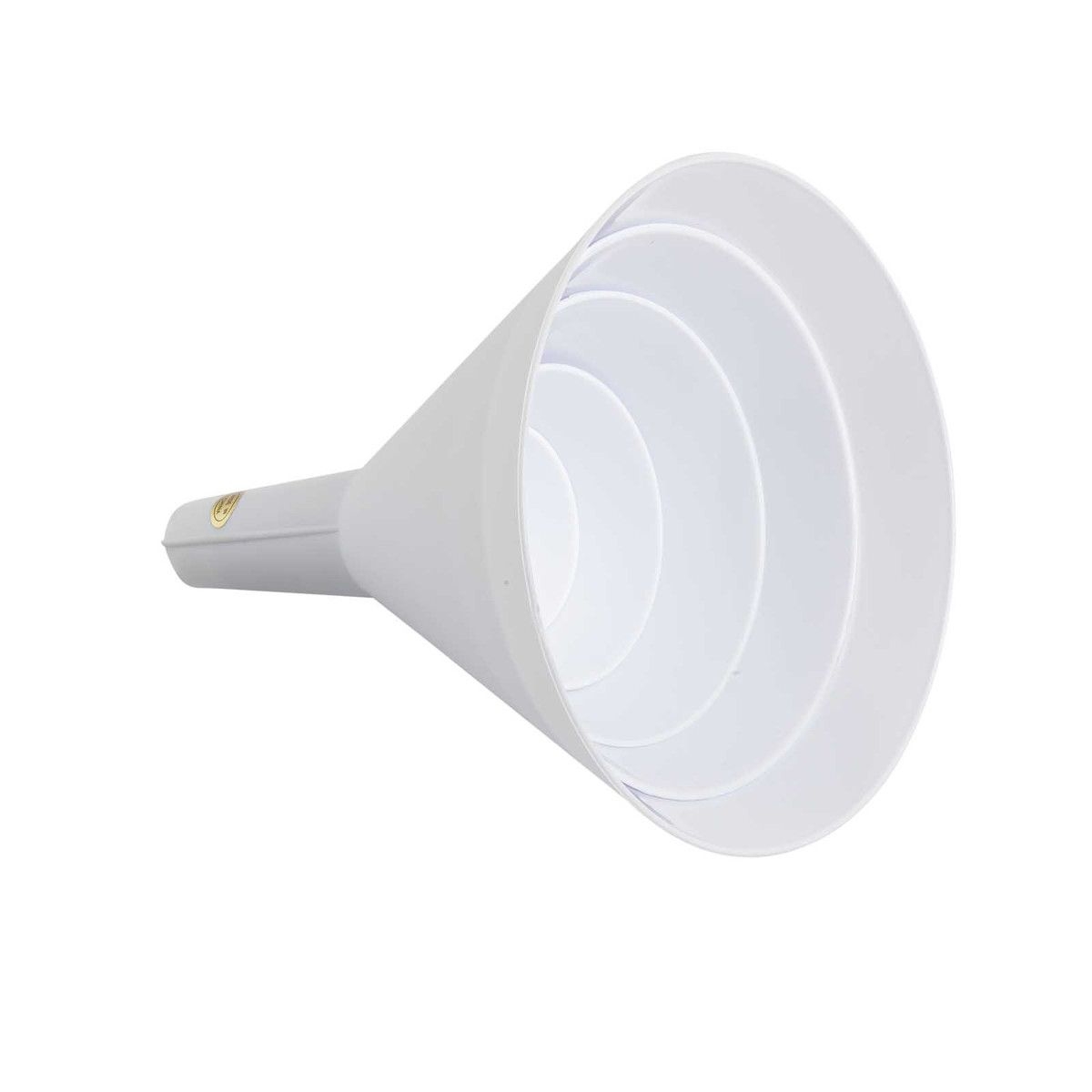 Funnel Set 5 inch. Pan Capacity White Plastic 1 Each.Ch.