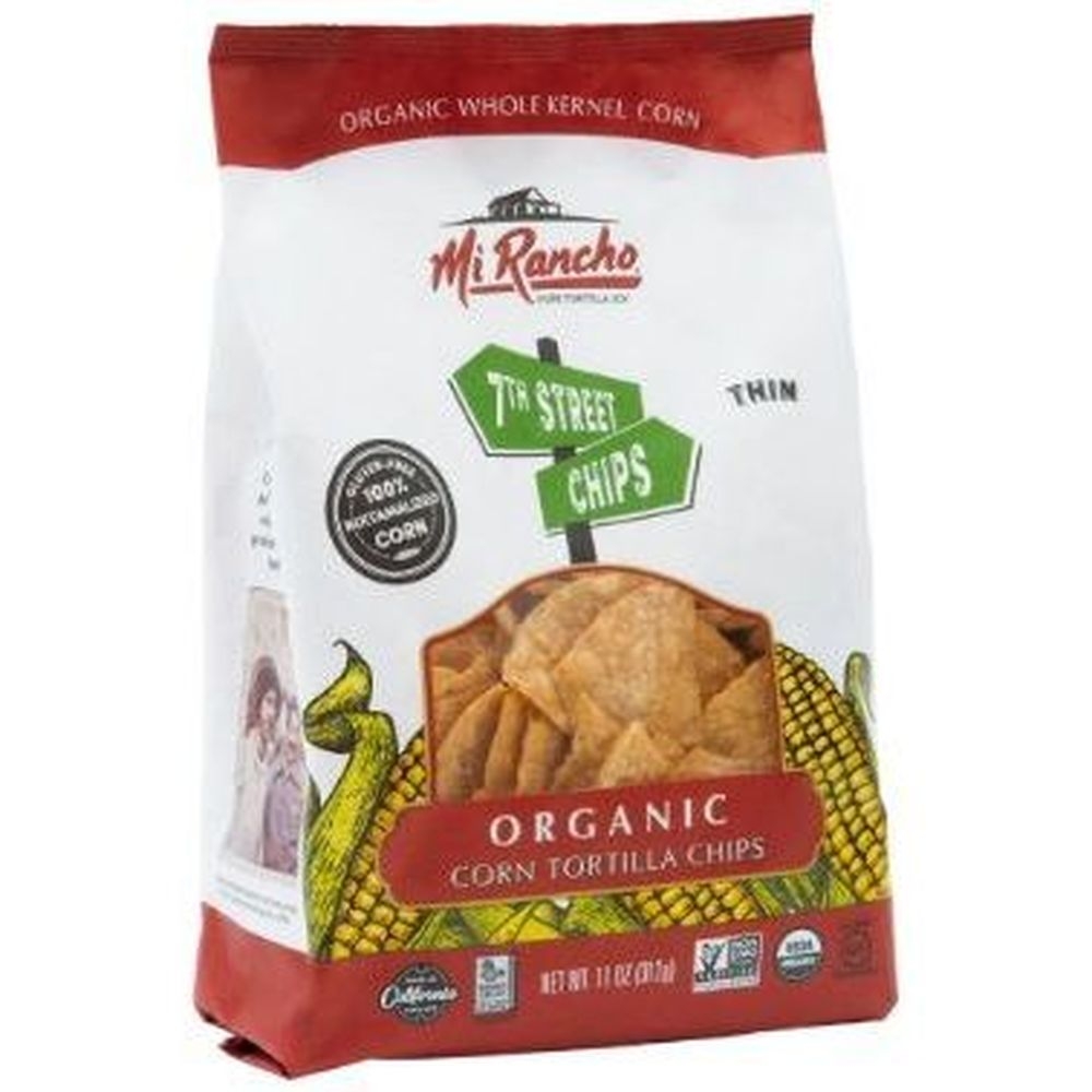Mi Rancho 7th Street Thin Corn Tortilla Chips, 11 Ounce -- 9 per case