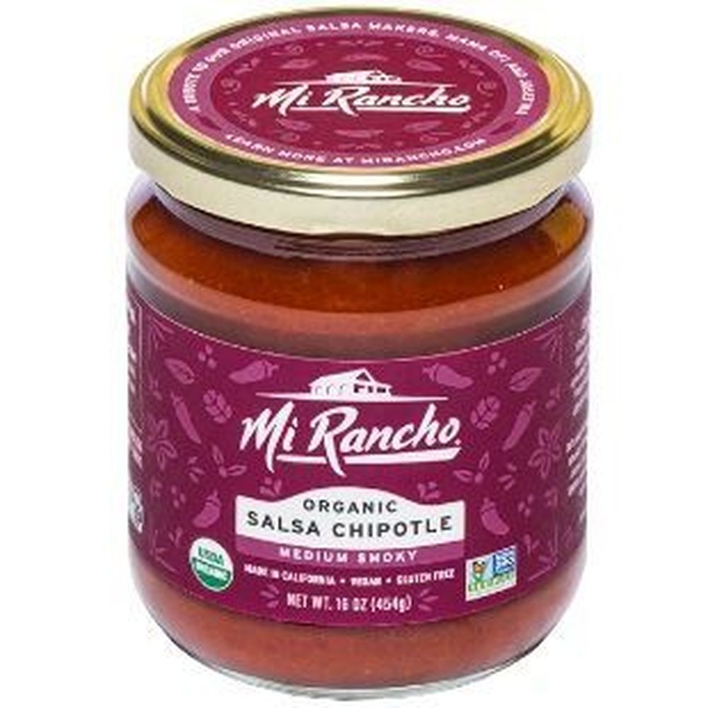 Mi Rancho Organic Chipotle Salsa, 16 Ounce -- 6 per case