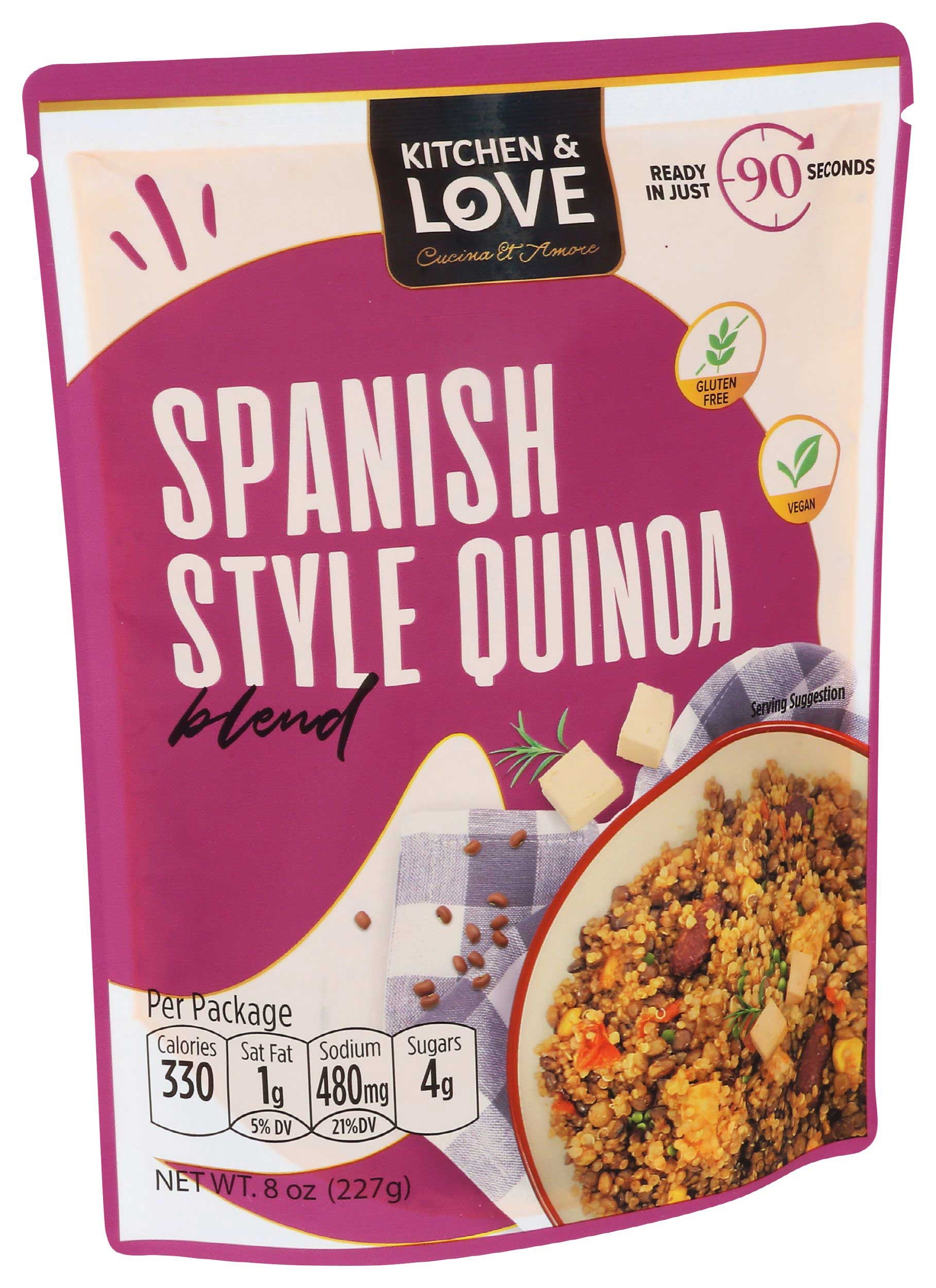 Kitchen and Love Spanish Style Quinoa, 8 Ounce -- 6 per case