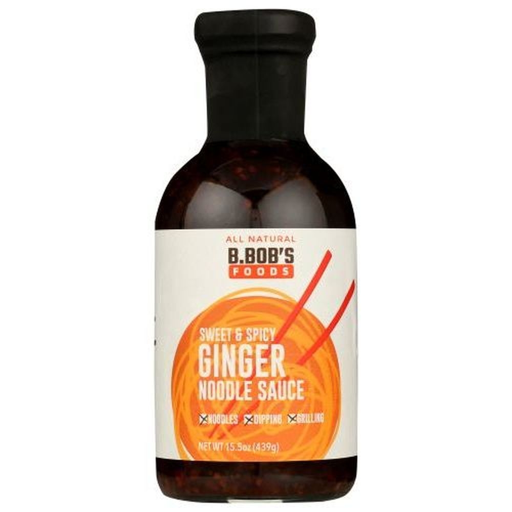 Bronco Bobs Sweet and Spicy Ginger Noodle Sauce, 15.5 Ounce -- 6 per case