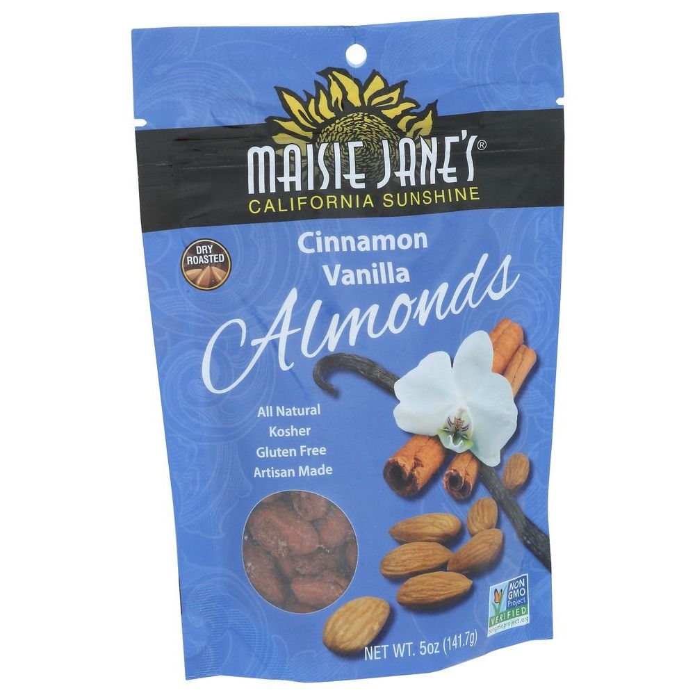 Maisie Jane's Cinnamon Vanilla Almonds, 5 Ounce -- 12 Per Case