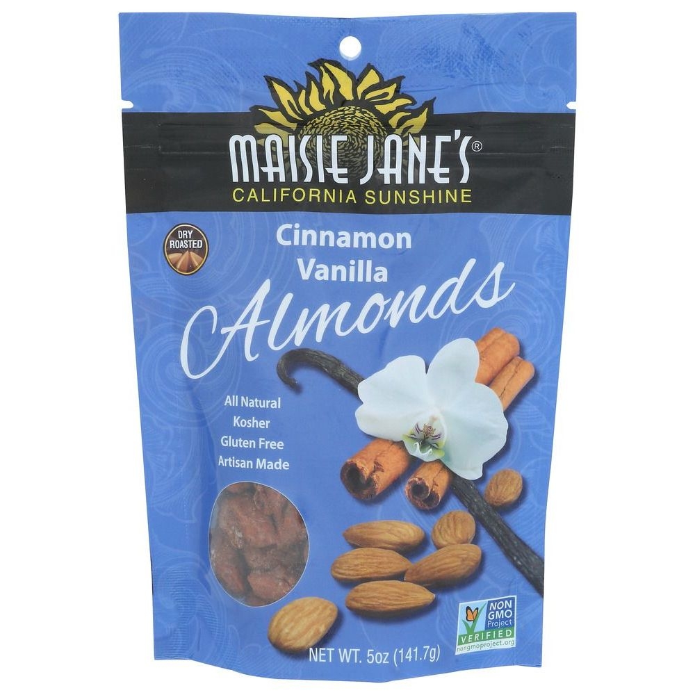 Maisie Janes Cinnamon Vanilla Almonds, 5 Ounce -- 12 per case