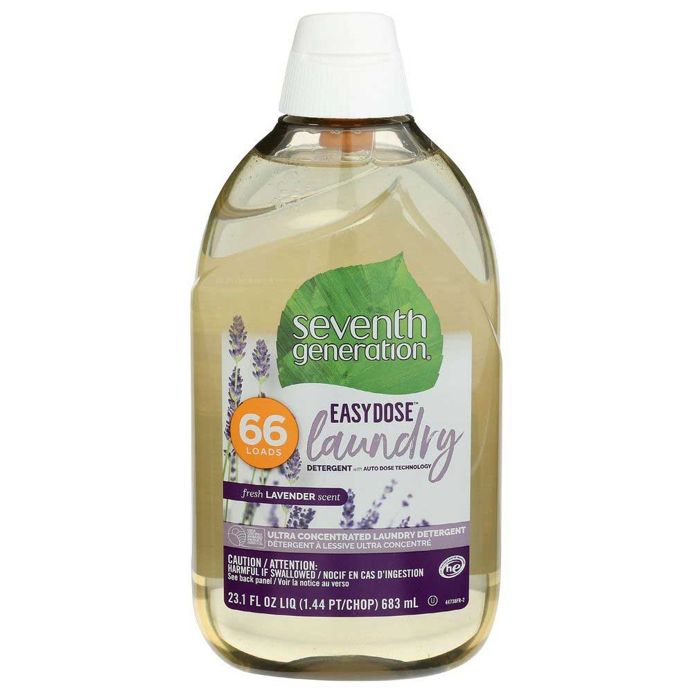 Seventh Generation Fresh Lavender Scent EasyDose Ultra Concentrated Laundry Detergent, 23.1 Fluid Ounce -- 6 per case