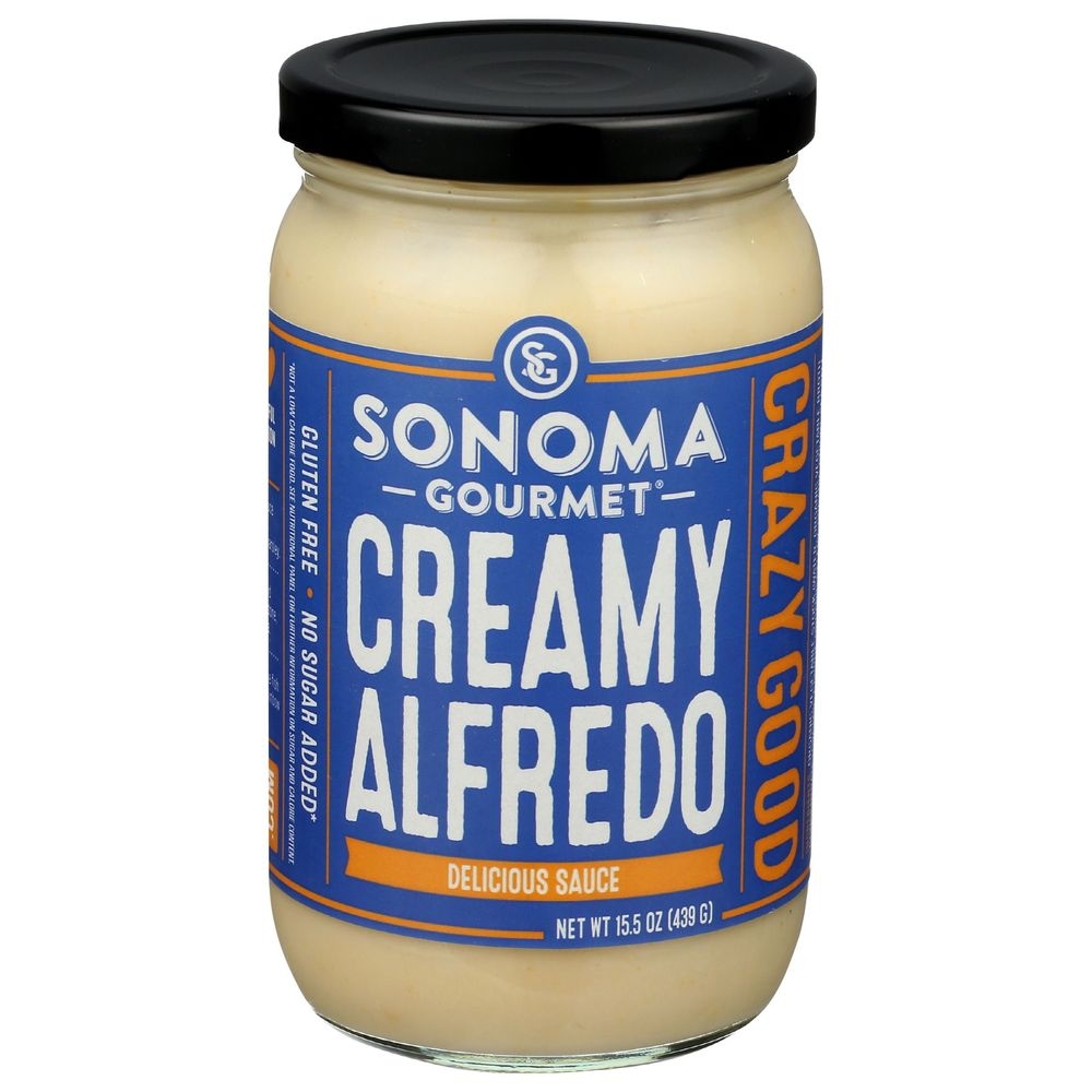 Sonoma Gourmet Creamy Alfredo Pasta Sauce, 15.5 Fluid Ounce -- 6 per case