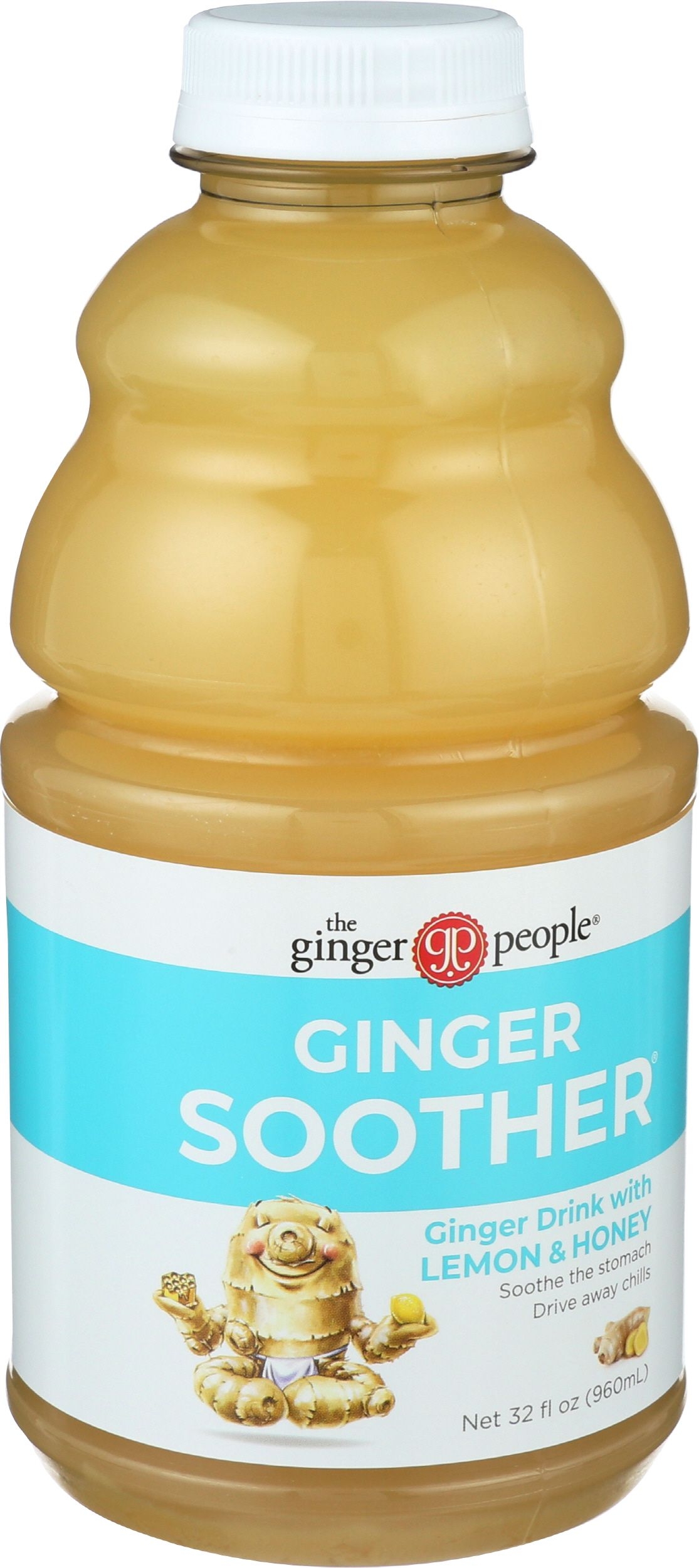The Ginger People Ginger Soother Ginger Drink with Lemon and Honey, 32 Ounce -- 6 per case