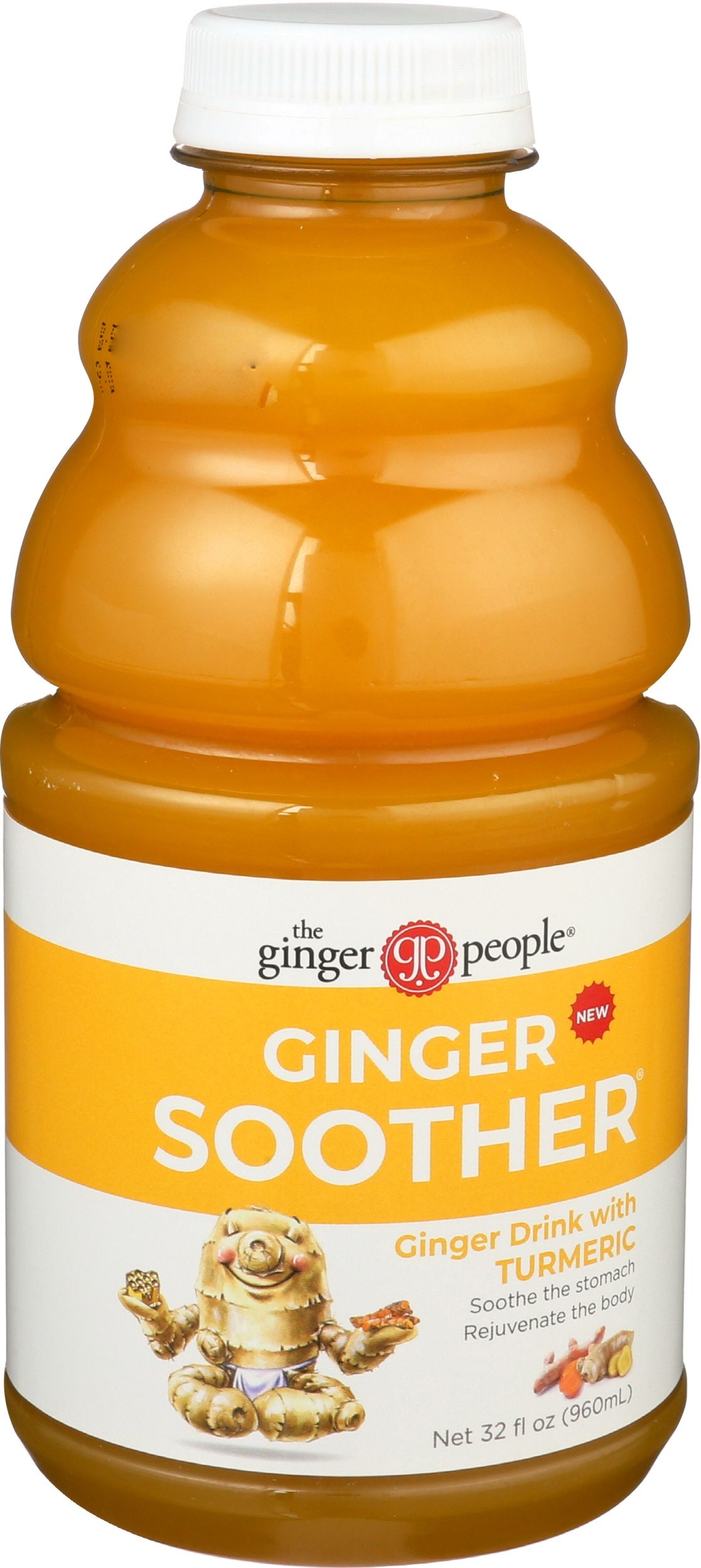 The Ginger People Ginger Soother Ginger Drink with Turmeric, 32 Ounce -- 12 per case