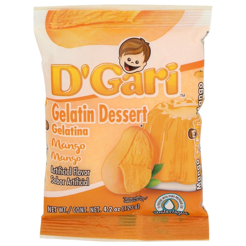Dgari Mango Gelatina, 4.2 Ounce -- 24 per case
