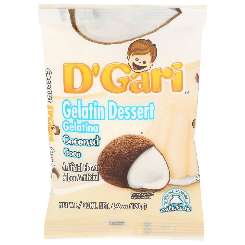Dgari Coconut Gelatina, 4.2 Ounce -- 24 per case